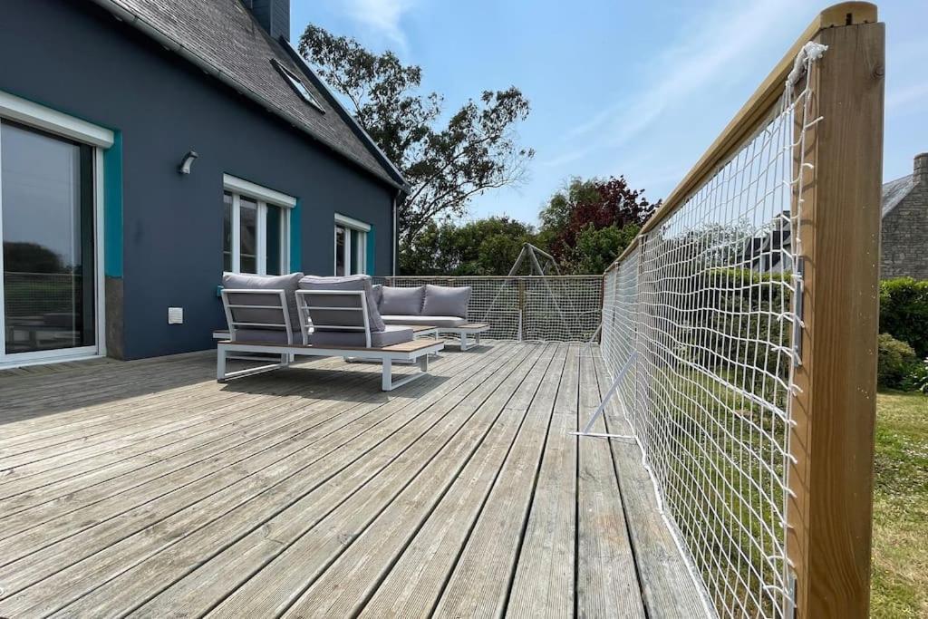 Ti Glas - La Maison Bleue Lanveoc Екстер'єр фото